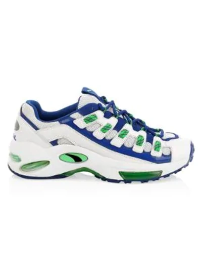 Shop Puma Cell Endura Leather & Mesh Sneakers In White