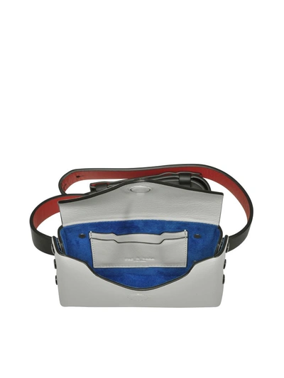 Shop Rag & Bone Small/medium Color Block Leather Atlas Belt Bag In White