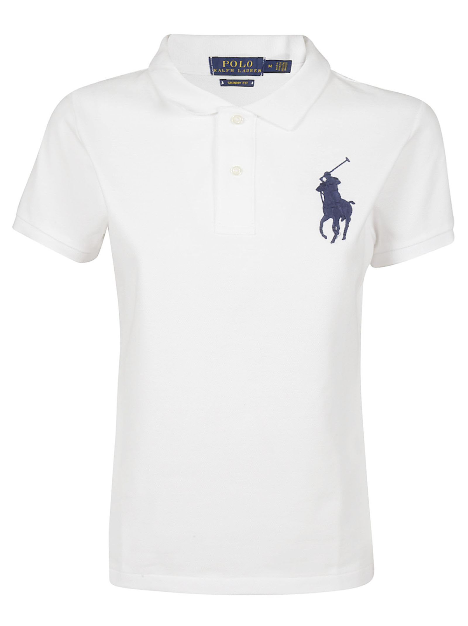 black polo shirt with blue horse