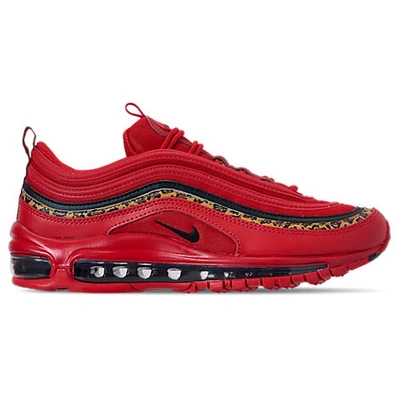 Shop Nike Women's Air Max 97 Casual Shoes In Red Size 6.5