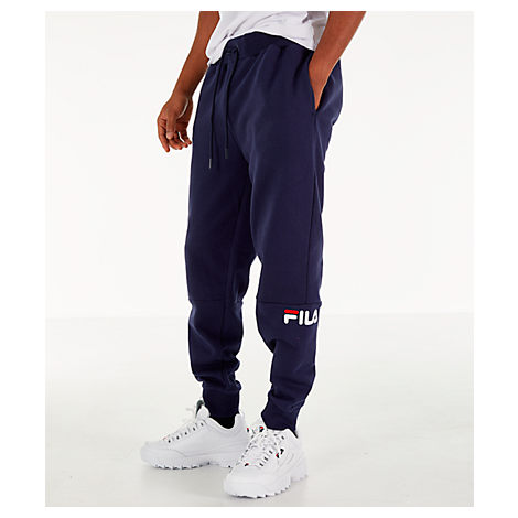 Fila Men's Topher Fleece Jogger Pants In Blue | ModeSens