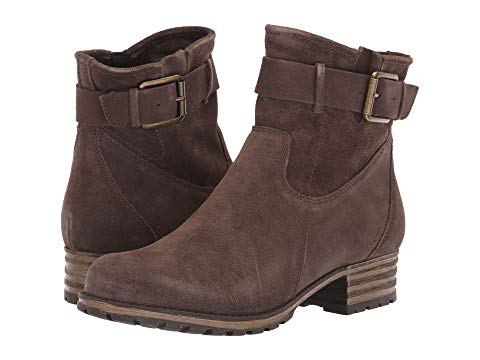 clarks taupe suede