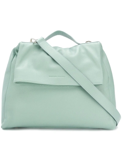 Shop Fabiana Filippi Foldover Top Shoulder Bag - Green