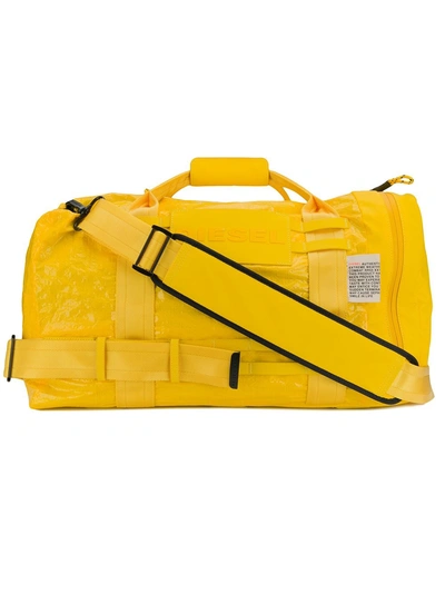 Shop Diesel Large Holdall - Yellow