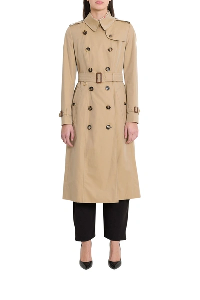 Shop Burberry The Long Chelsea Heritage Trench Coat In Beige