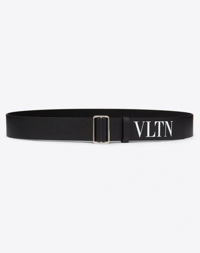 Shop Valentino Garavani Uomo Vltn Belt In Black