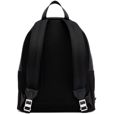 Shop Fendi Black & Red 'bag Bugs' Backpack