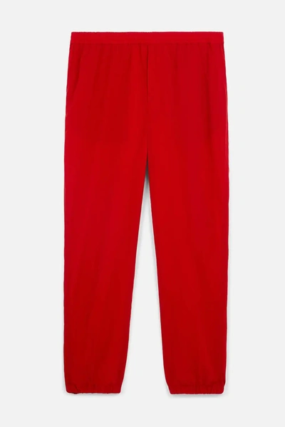 Shop Ami Alexandre Mattiussi Track Pants In Red