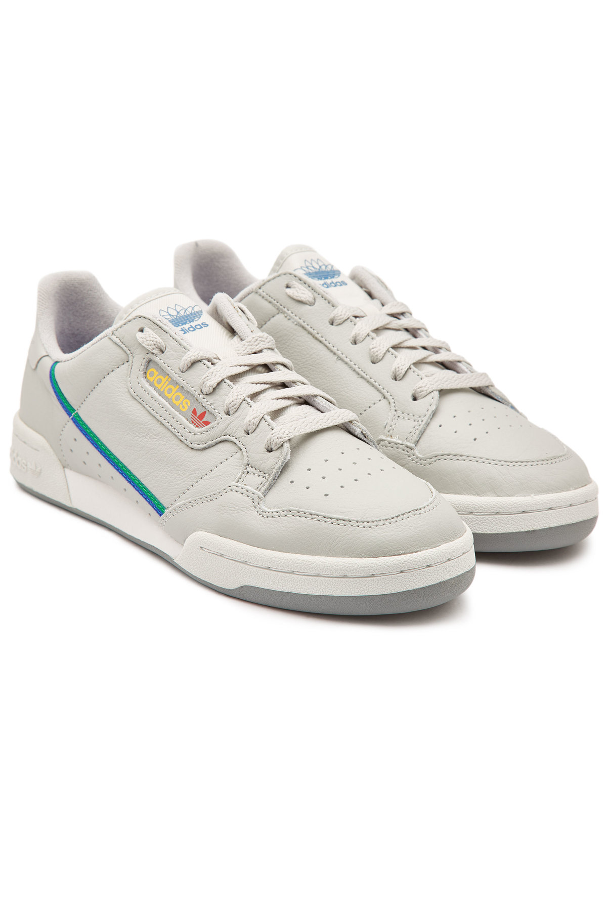 adidas originals continental 80 sneakers in gray