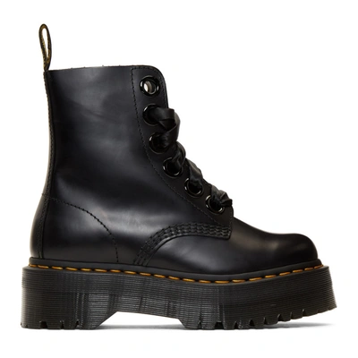 Shop Dr. Martens' Black Molly Boots