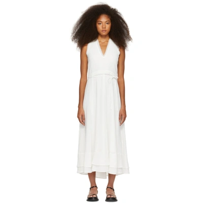 Shop 3.1 Phillip Lim White Bubble Georgette Dress In An110 Antw