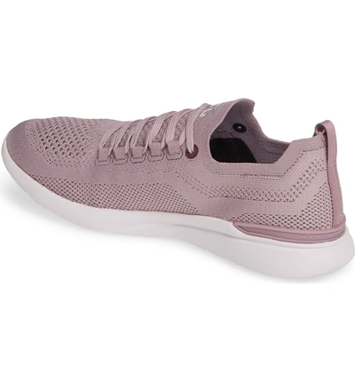 Shop Apl Athletic Propulsion Labs Techloom Breeze Knit Running Shoe In Elderberry/ Orchid Tint