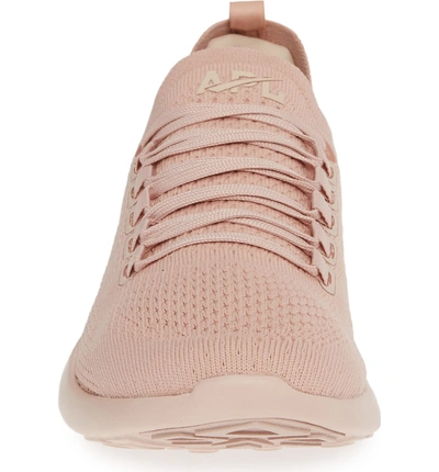 Shop Apl Athletic Propulsion Labs Techloom Breeze Knit Running Shoe In Rose Dust