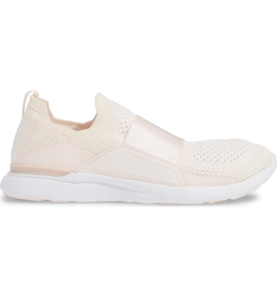 Shop Apl Athletic Propulsion Labs Techloom Bliss Knit Running Shoe In Nude/ White