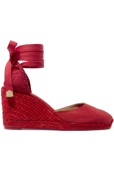 castaner red espadrilles