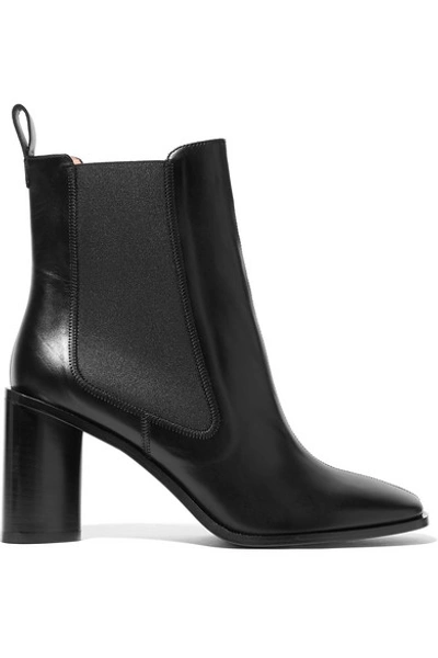 Shop Acne Studios Bethany Leather Ankle Boots In Black