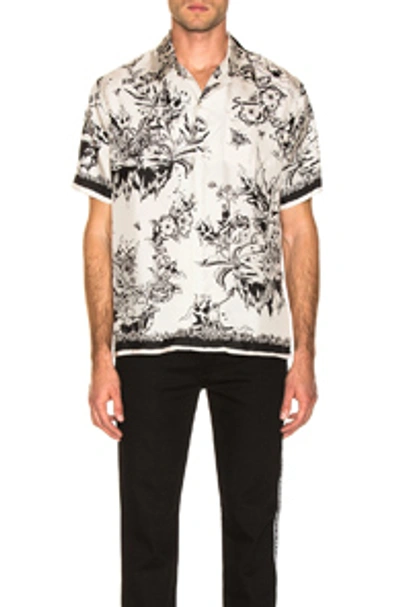 Shop Givenchy Printed Shirt In White