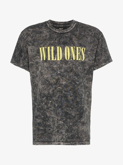 Shop Amiri Wild Ones Cotton T-shirt In Black
