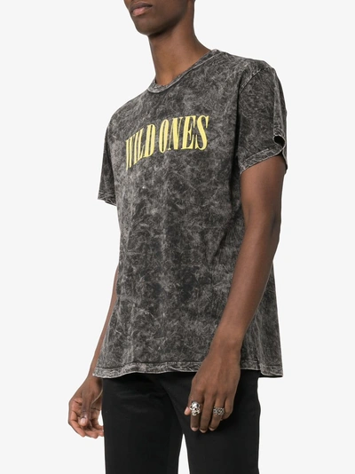 Shop Amiri Wild Ones Cotton T-shirt In Black