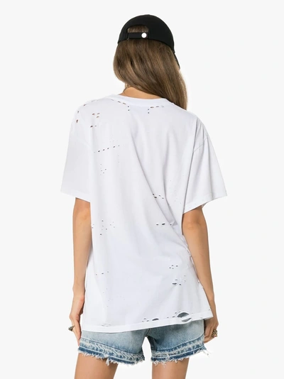 Shop Amiri Beverly Hills Printed T-shirt In White