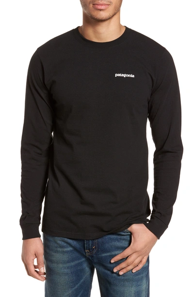 Shop Patagonia Responsibili-tee Long Sleeve T-shirt In Sticker Pink