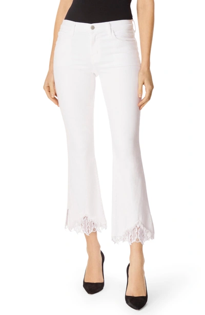 Shop J Brand Selena Crop Bootcut Jeans In Avalon