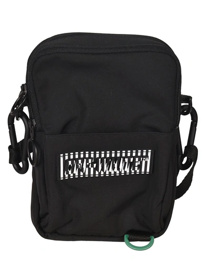 Shop Off-white Logo Shoulder Bag In Nero