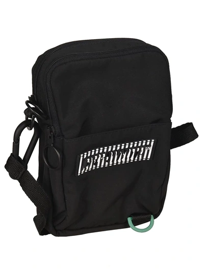 Shop Off-white Logo Shoulder Bag In Nero