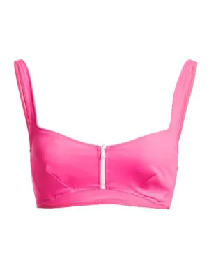 front zip bikini