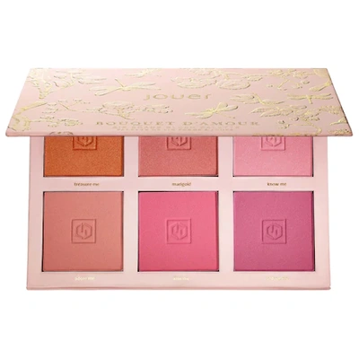 Shop Jouer Cosmetics Bouquet D'amour Six Shade Blush Palette