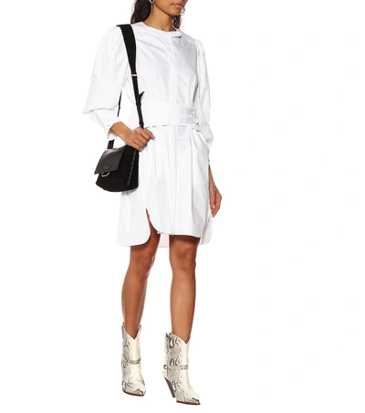 Shop Isabel Marant Galaxy Cotton Dress In White