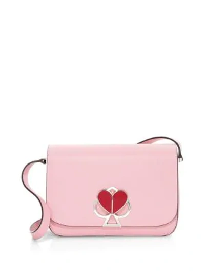 Kate Spade NY Nicola Twistlock Small Flap Shoulder Bag Rococo Pink