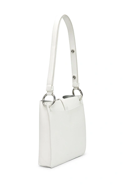 Shop Rebecca Minkoff Megan Small Feed Bag In Optic White