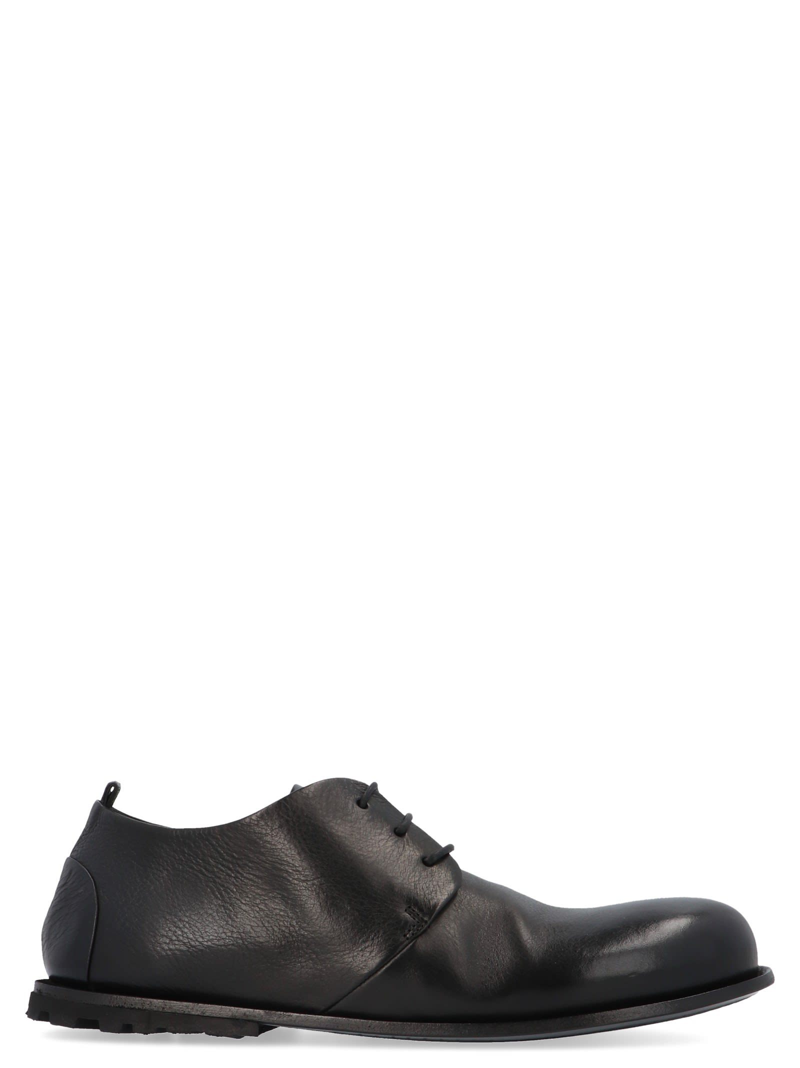 Marsèll Carrottola Grained-leather Derby Shoes In Black | ModeSens