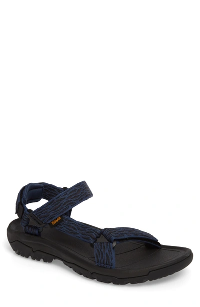 Shop Teva Hurricane Xlt 2 Sandal In Blue Nylon