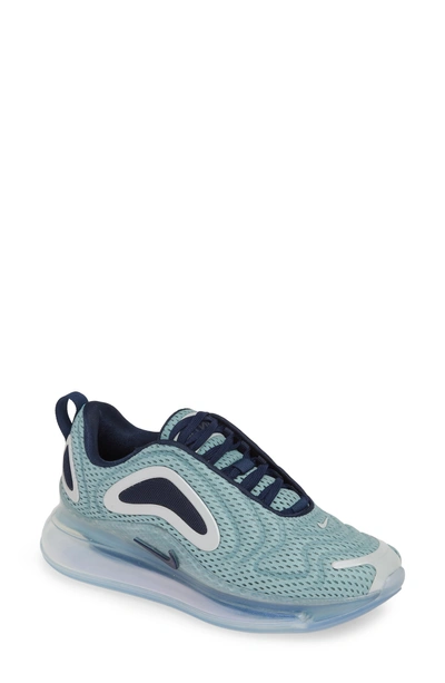 Shop Nike Air Max 720 Sneaker In Metallic Silver/ Midnight Navy