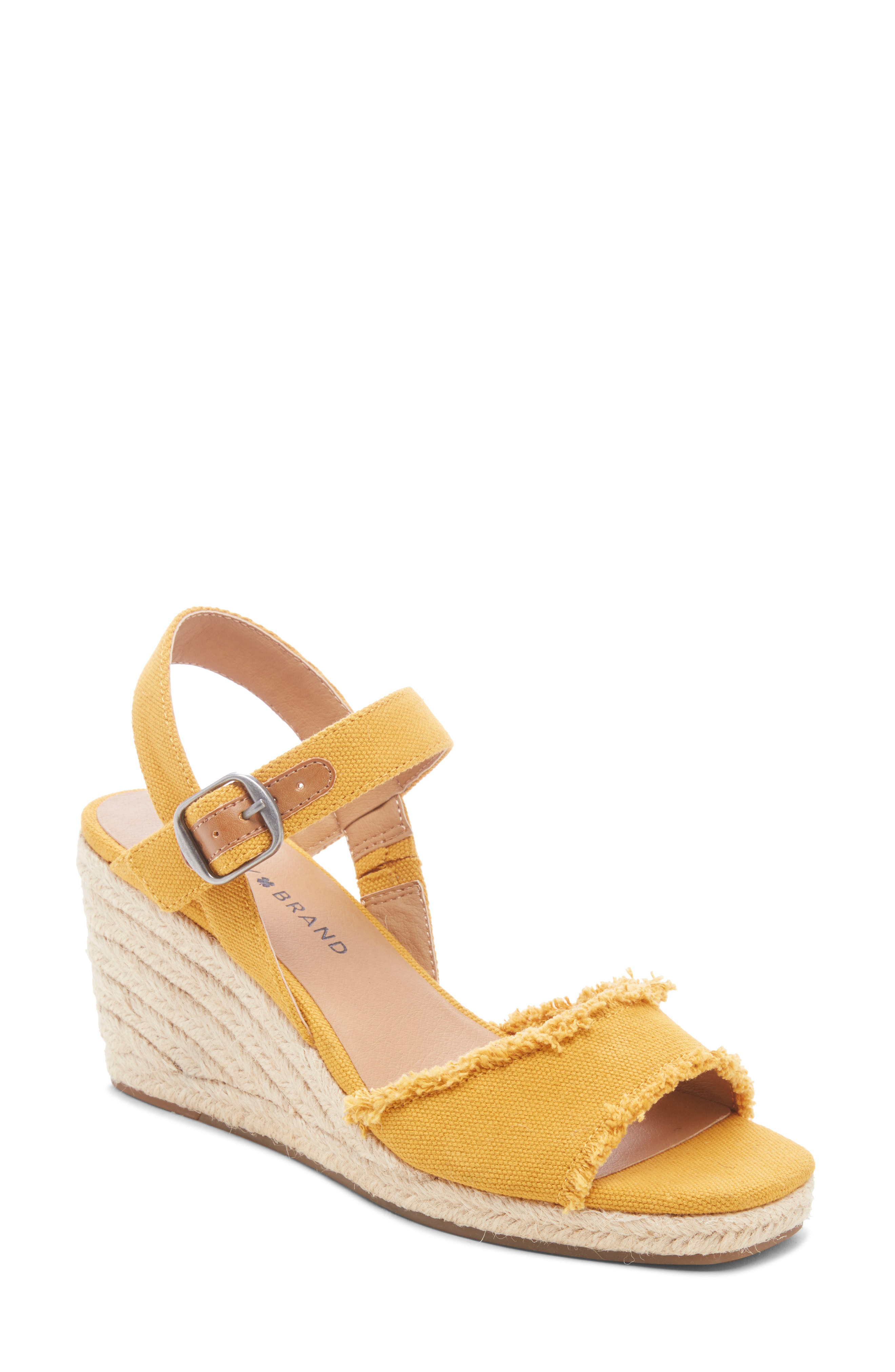 lucky brand women's mindra espadrille wedge sandal