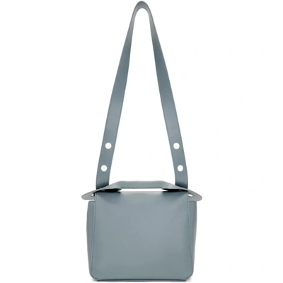 Shop Sophie Hulme Blue Small Bolt Bag