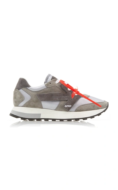 Shop Off-white Arrow Low-top Sneakers  In Grey