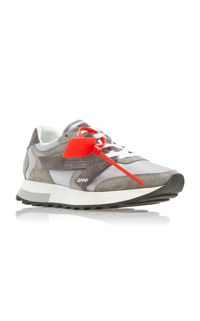 Shop Off-white Arrow Low-top Sneakers  In Grey