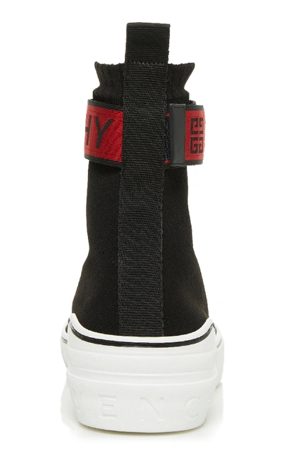 Shop Givenchy George V Sock Sneaker In Black