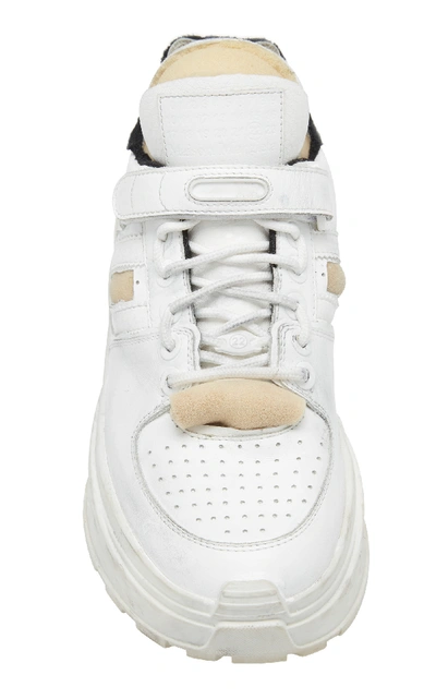 Shop Maison Margiela Artisanal Low-top Sneakers In White