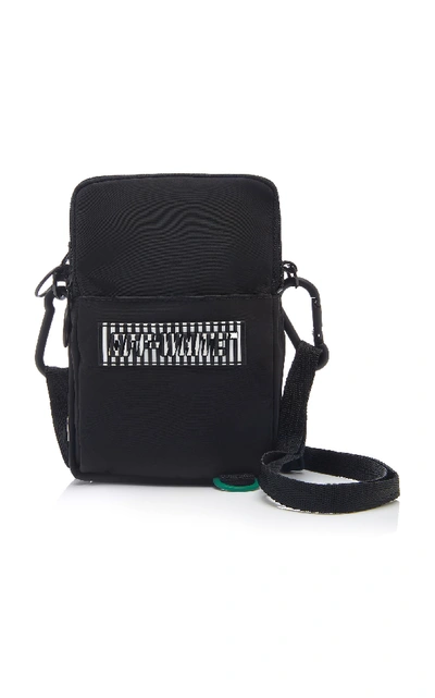 Shop Off-white Logo Patch Shell Belt Bag In Black