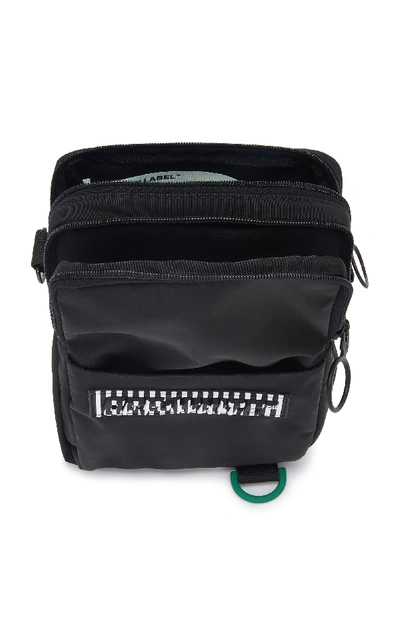 Shop Off-white Logo Patch Shell Belt Bag In Black