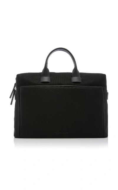 Shop Troubadour Slim Technical Briefcase In Black