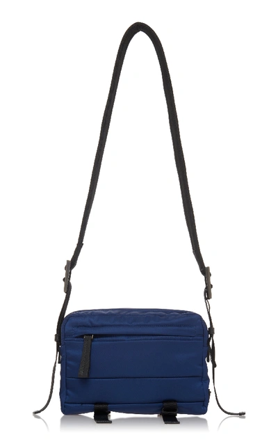 Shop Prada Blue Nylon Quilted Camera Bag