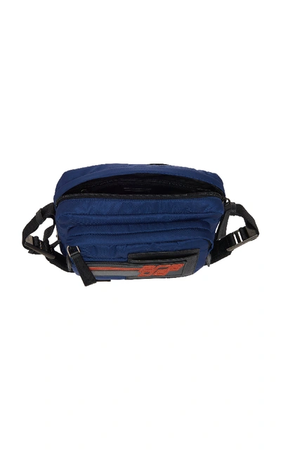 Shop Prada Blue Nylon Quilted Camera Bag