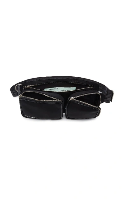 Shop Off-white Logo Shell Belt Bag In Black