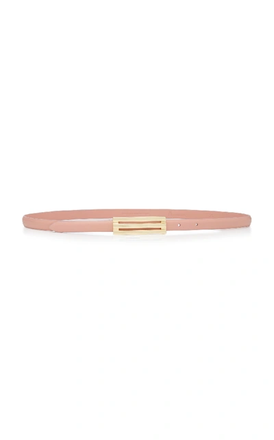 Shop Anderson's Leather Belt In Pink