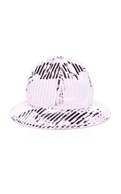 Shop Maison Michel Mara Coated-cotton Bucket Hat In Multi